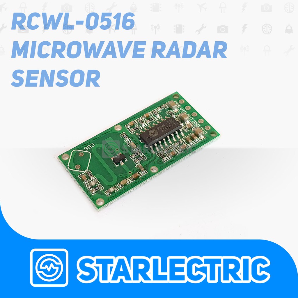 RCWL 0516 Microwave Radar Modul Motion Gerakan Sensor