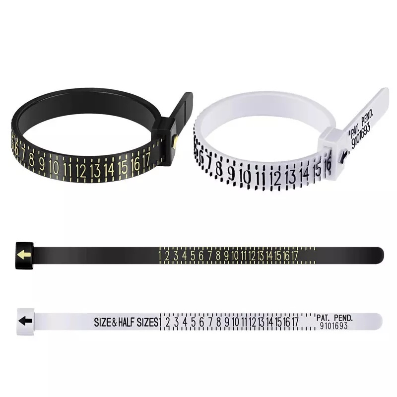 Alat Ukur Cincin Strap Ring Sizer Alat Pengukur Jari