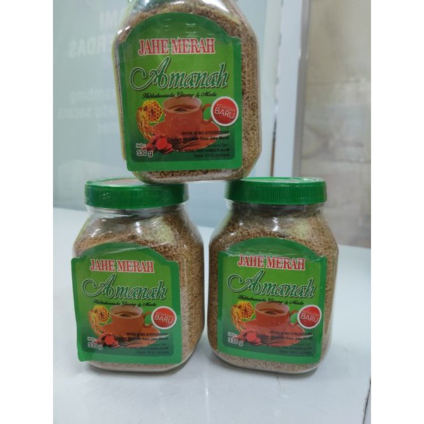 

Jahe Merah AMANAH Super Instan Botol 330gr