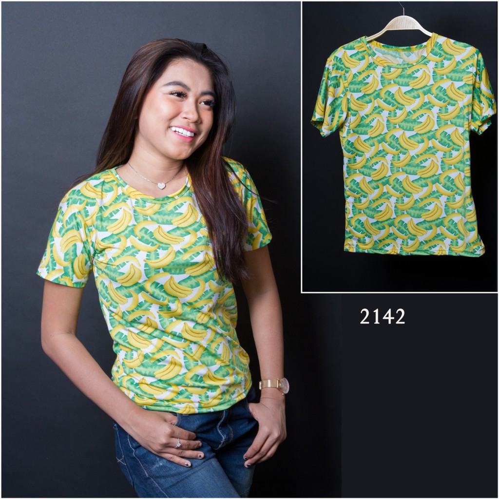  Kaos  Wanita  PISANG Kaos Wanita Casual  Tshirt Tumblr 