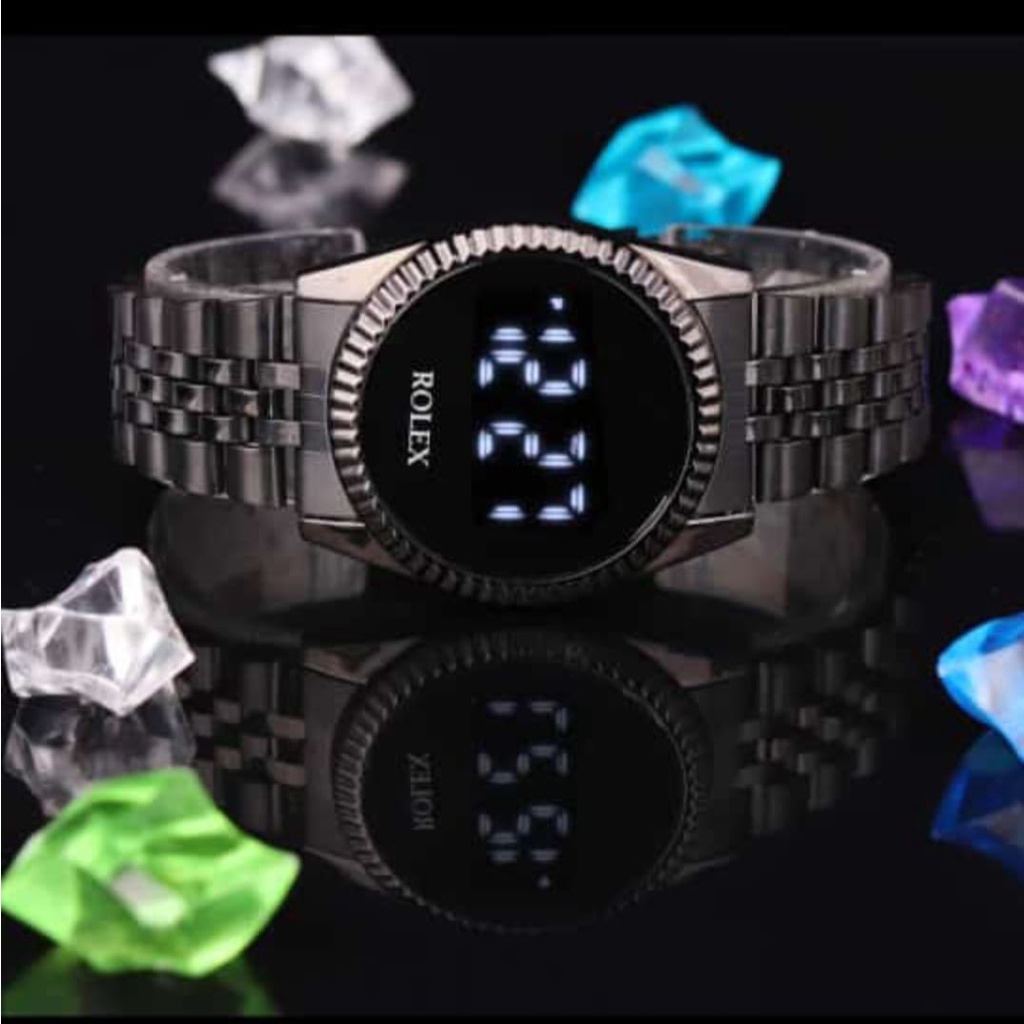 [SS-✅COD] JAM TANGAN PRIA/WANITA FASHION TOUCH WATCH LED WATCH DIGITAL RLX-45