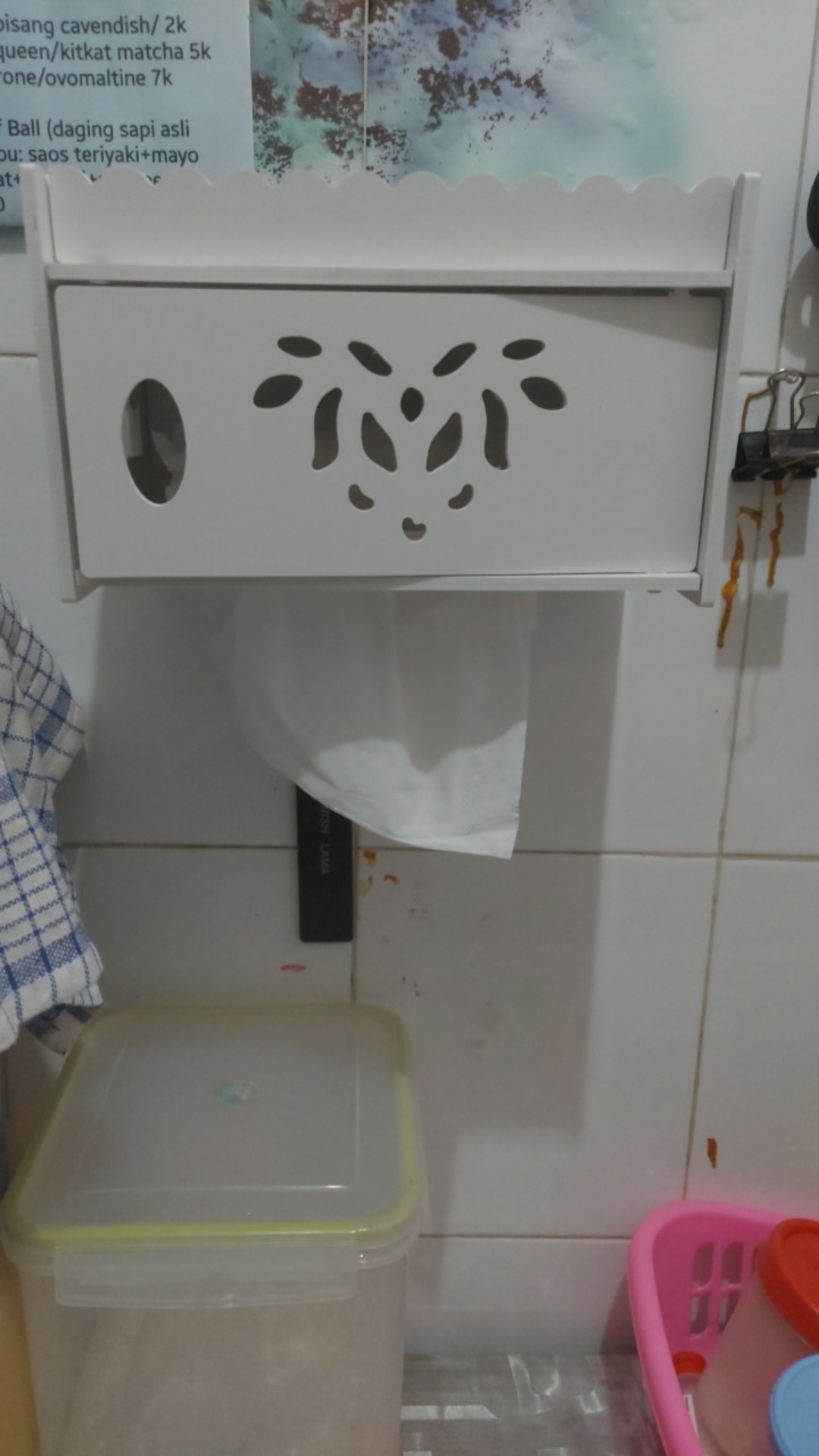 Kotak Tisu Box Tissue Tempat Tisu Vintage Hiasan Organizer Rak Meja Ktk Gantung