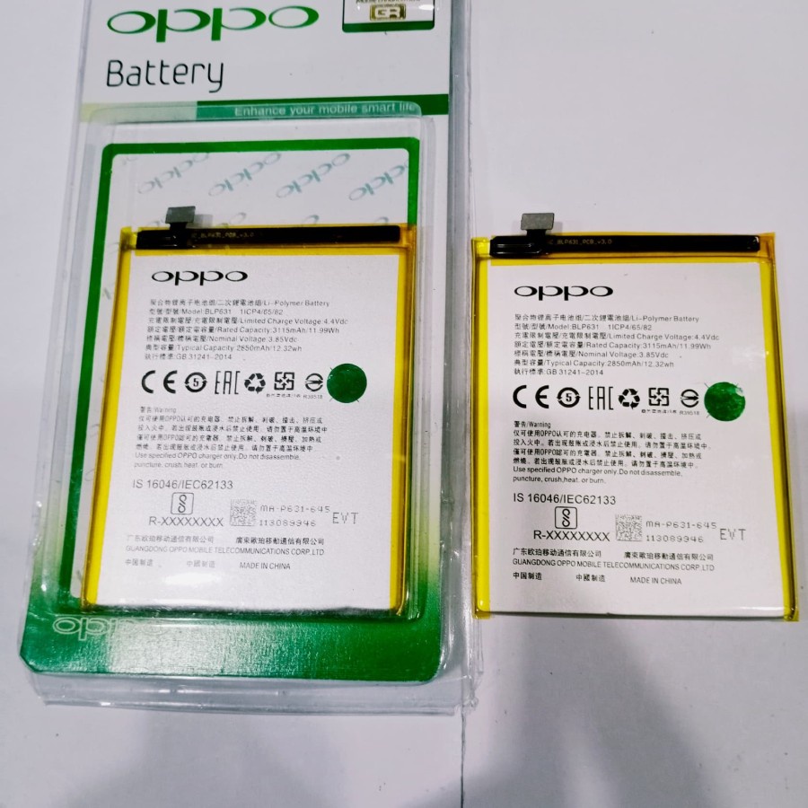 Baterai.Batere.Battery oppo 631/A77/F3F3plus/F5plus