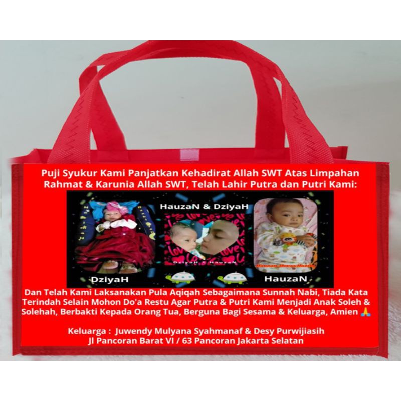 

Tas souvenir aqiqah