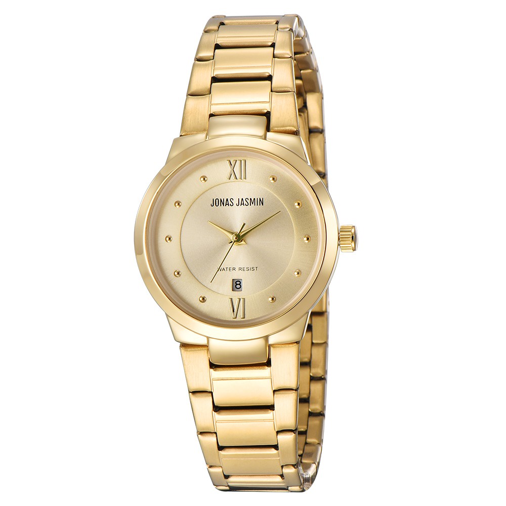 Jam Tangan Rantai Wanita Fashion Jonas Jasmin Original JJ-3105ML Tanggal Aktif Jonas Jasmin Original