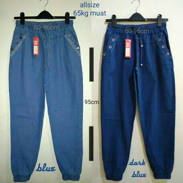 CELANA JOGER JEANS DEWASA