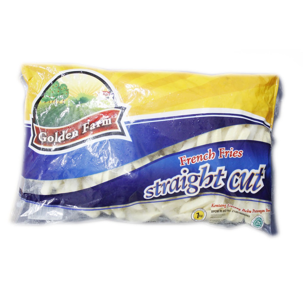 

GOLDEN FARM FRENCH FRIES STRAIGHT CUT 1KG