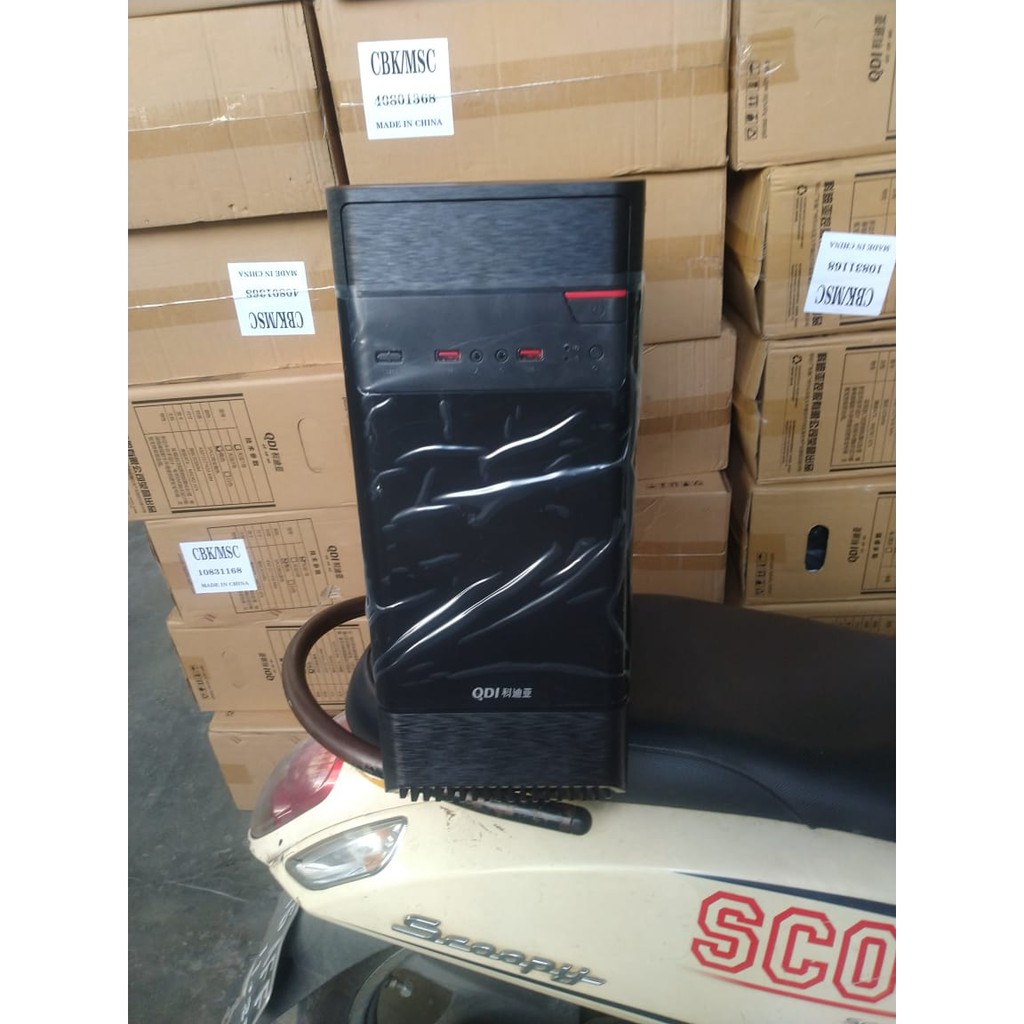 CASING KOMPUTER QDI + POWERSUPPLY BULLDOZER 500 WATT