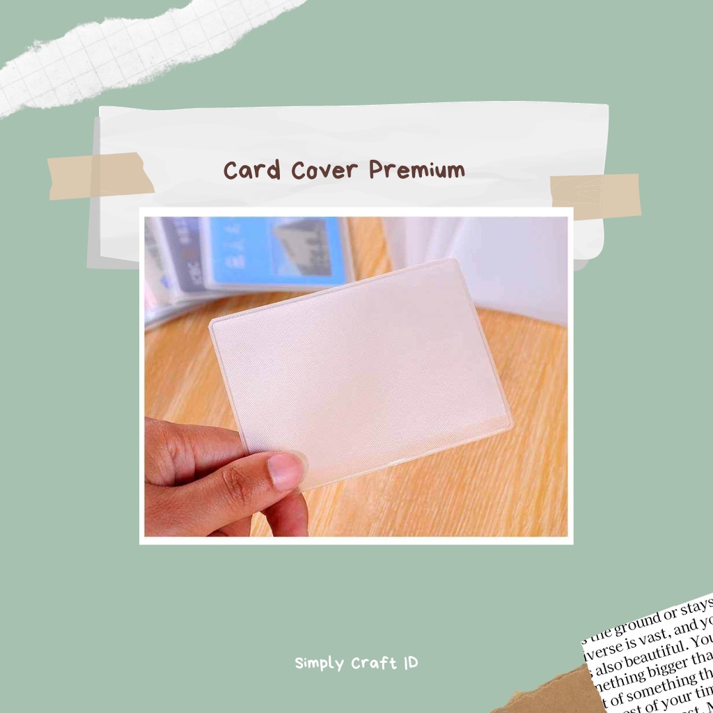 

Simply Craft ID - COVER PELINDUNG KARTU KREDIT ATM KTP SARUNG PLASTIK KARTU CARD COVER COVER LOGAM ANTAM 2020 2021 2022