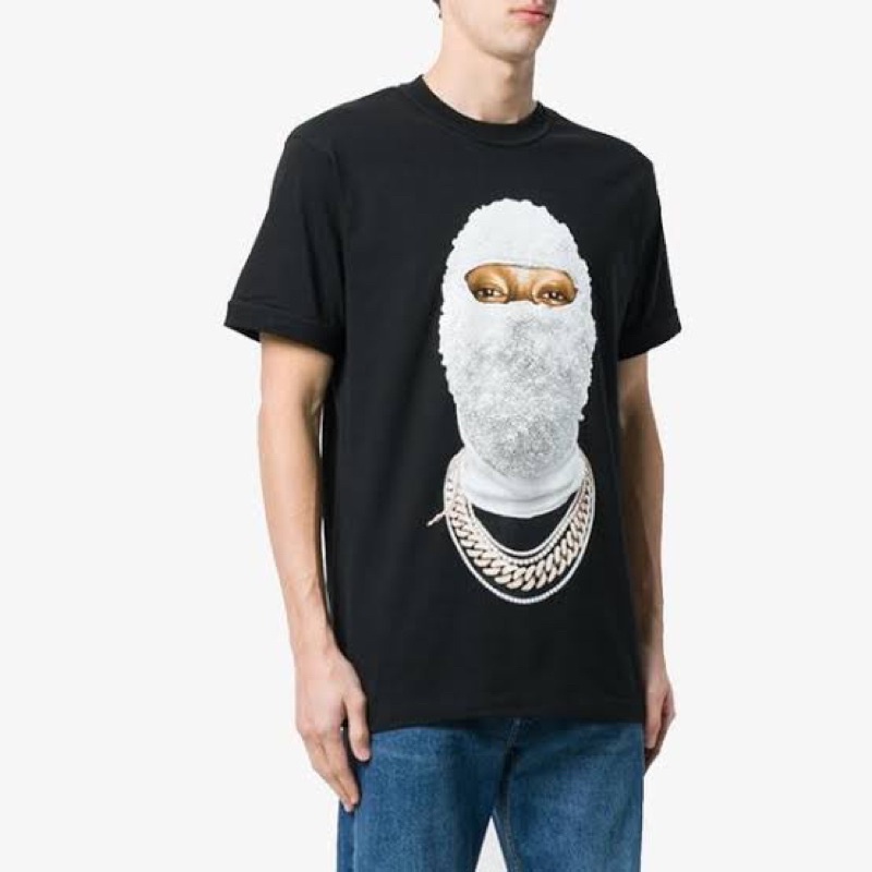 IH NOM UH NIT T-SHIRT GOLD FACE BLACK