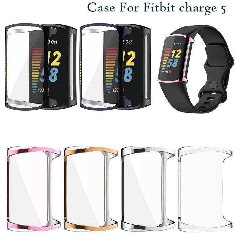 Case Pelindung Layar Smartwatch Pengganti Bahan Tpu Untuk Fitbit Charge 5 4 3 Charge 4 Charge3 5