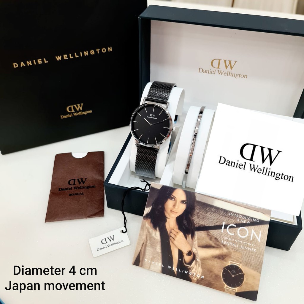 ( COD ) Jam Fashion Pria / Jam Tangan Pria WD + Gelang Super & Free Beterai Box