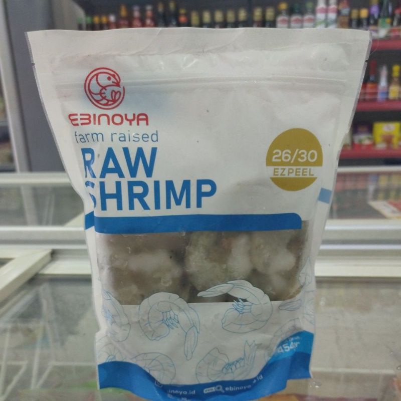 

Ebinoya Raw Shrimp Udang Segar Beku Tanpa kepala easy to peel 500gr