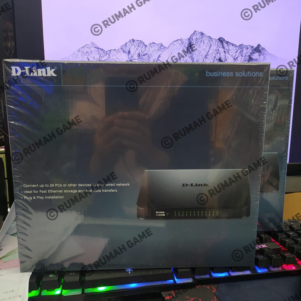 D-Link DES-1024A Switch Hub 24 Ports DES1024A 24Port Port ORIGINAL