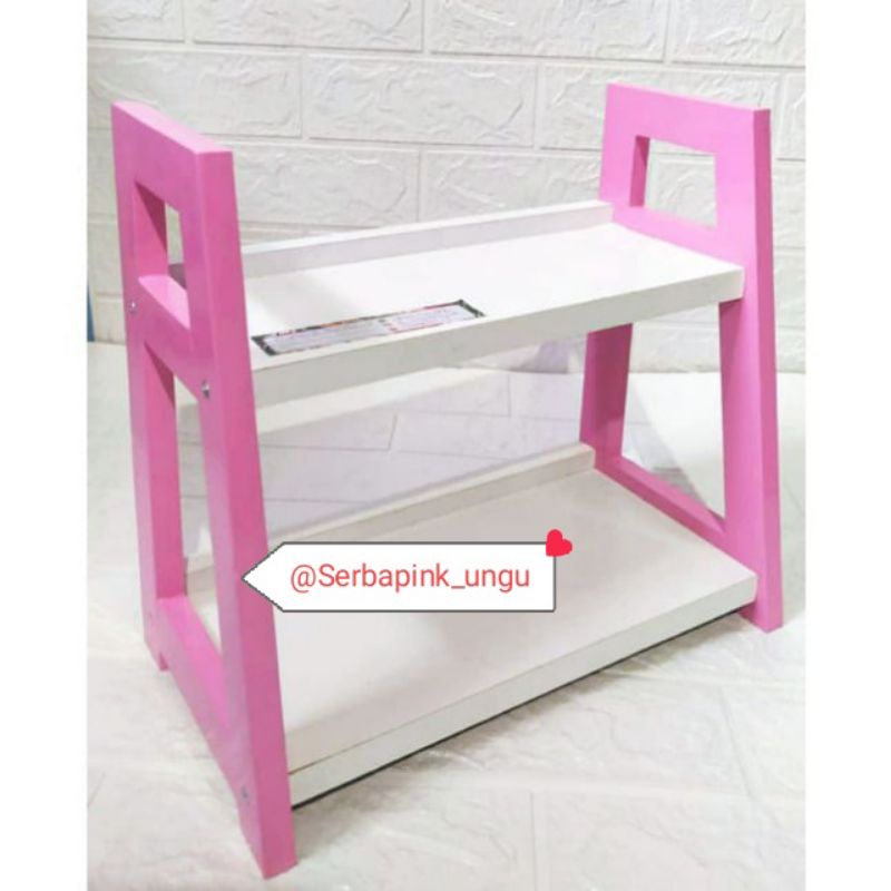 RAK SUSUN/RAK DAPUR/RAK MULTIFUNGSI/RAK PINK