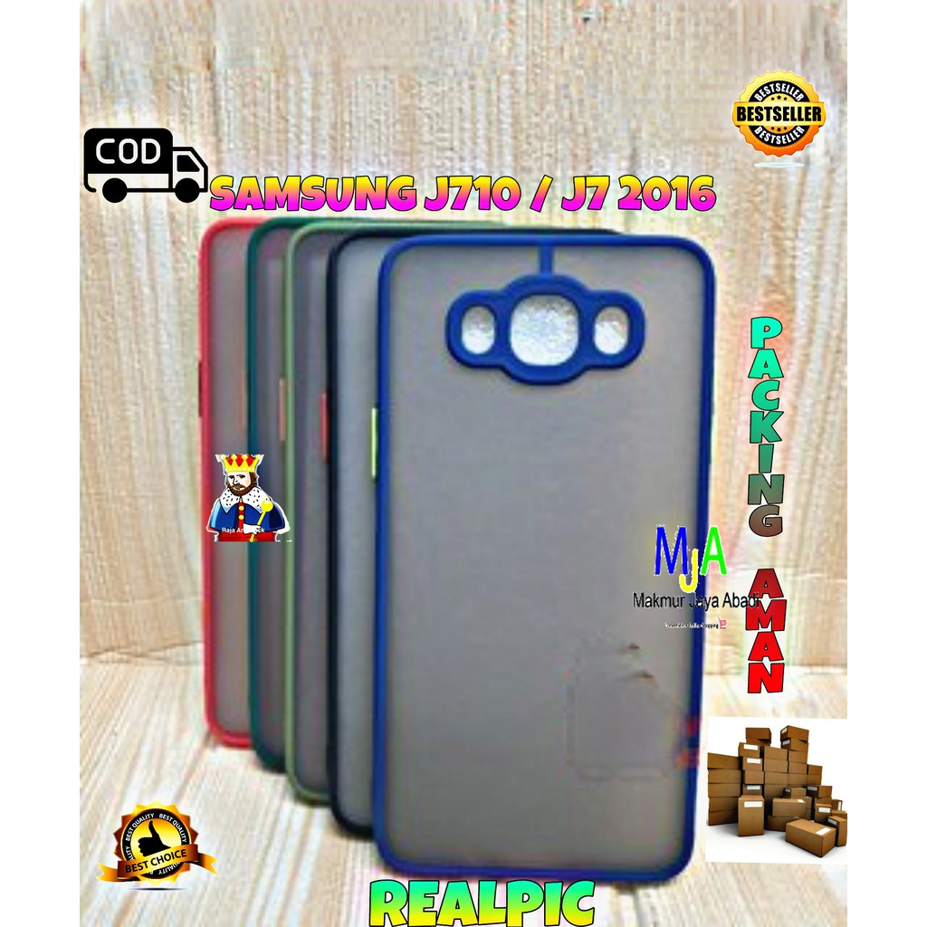 SOFTCASE SAMSUNG GALAXY J710 J7 2016 - CASE MATTE FULL COLOUR MY CHOICE BUMPER CASE PELINDUNG KAMERA