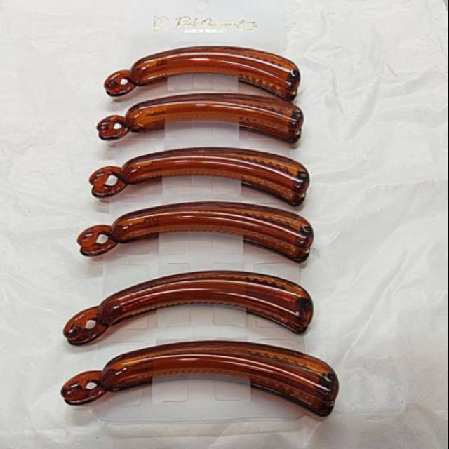 Jepit rambut 6 PCS banana bangkok.