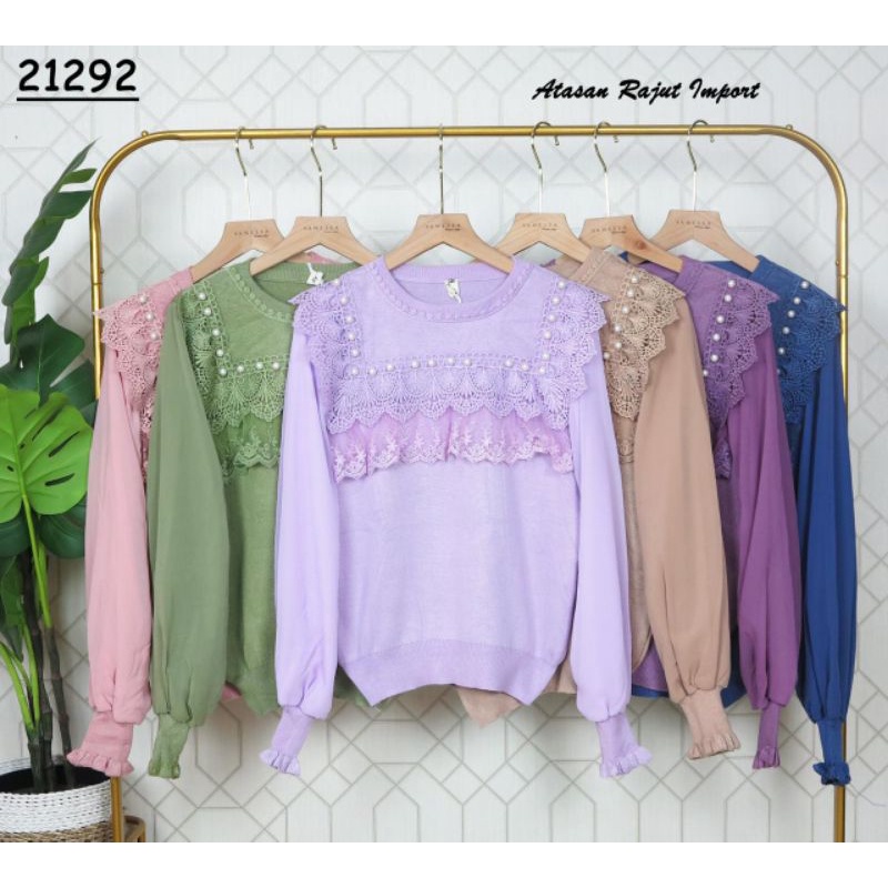 ATASAN RAJUT IMPORT VNS 21292 / BLOUSE RAJUT IMPORT VNS / ATASAN MURAH / BLOUSE MURAH
