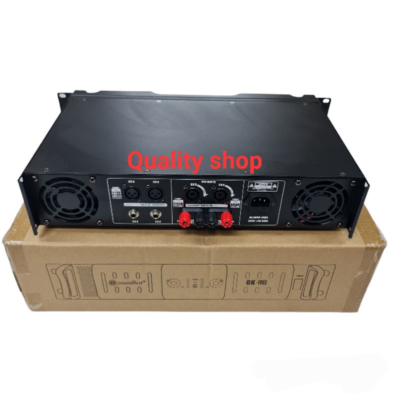 POWER AMPLIFIER OK1002 / OK-1002 NEW ORIGINAL SOUNDBEST BARU