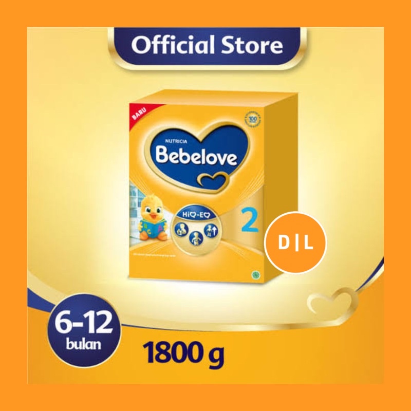 Nutricia Bebelove 2 1800gr Susu Formula Bayi 6-12 Bulan Bebelac 1800 gr
