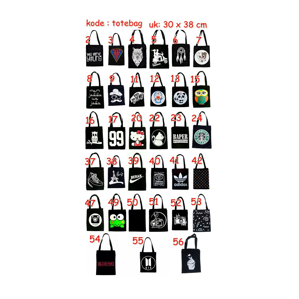 Totebag Tas Sekolah Drill | Totebag pria/wanita ressleting ( COD BAYAR DITEMPAT ) 1 Pake Resleting