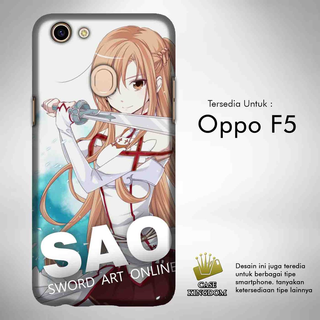 Anime Sword Art Online 1 Casing Custom Oppo F5 Case