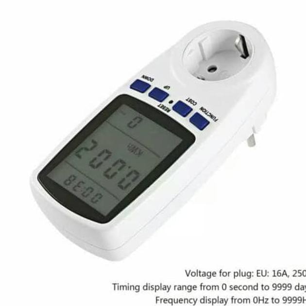 KWH Power Watt Meter AC Digital Volt WattMeter VoltMeter KWHMeter