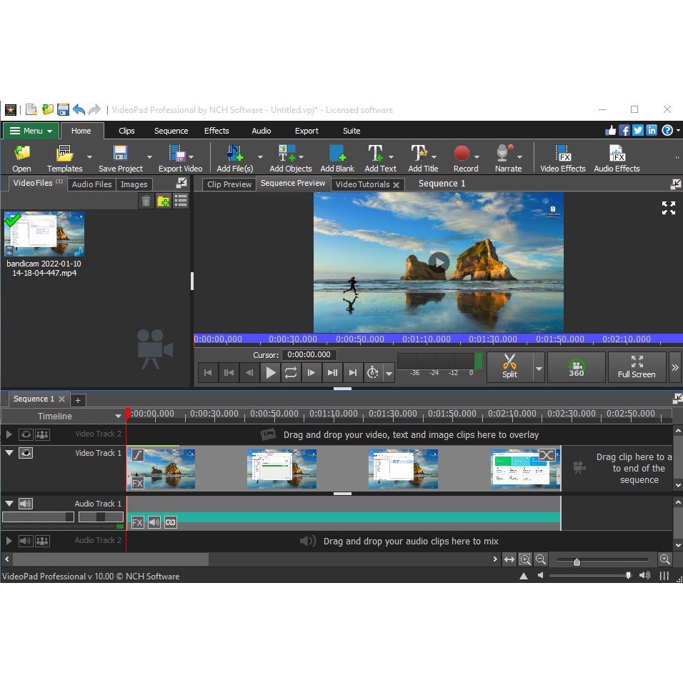 [Lifetime] NCH VideoPad Pro 13.55 BISA UPDATE Video Editor Terbaru Full Version