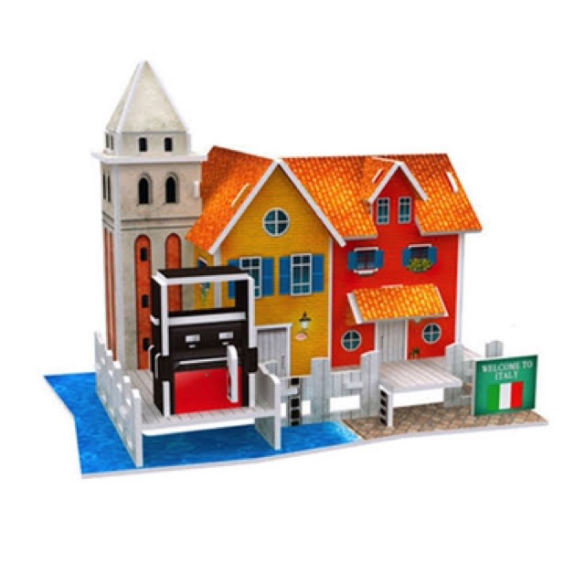 [MURAH] Cubic Fun 3D Puzzle World Style 🇮🇹 Italy Wharf