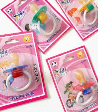 COD Dodo Empeng Empong Dot Baby Teether Soother Pacifier Bayi Bulat Cherry Silicone Dodo 106N Terlar