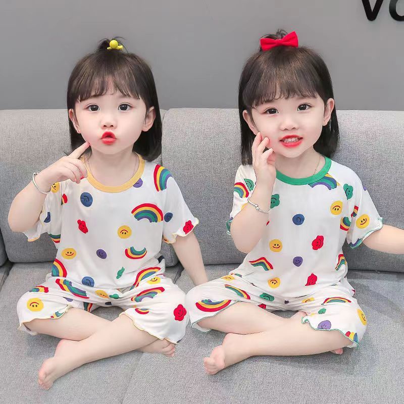 [PRINCESS KESLI] SIZE(90-140)Piyama lucu anak perempuan/bayi perempuan baju tidur/usia 1-9 tahun