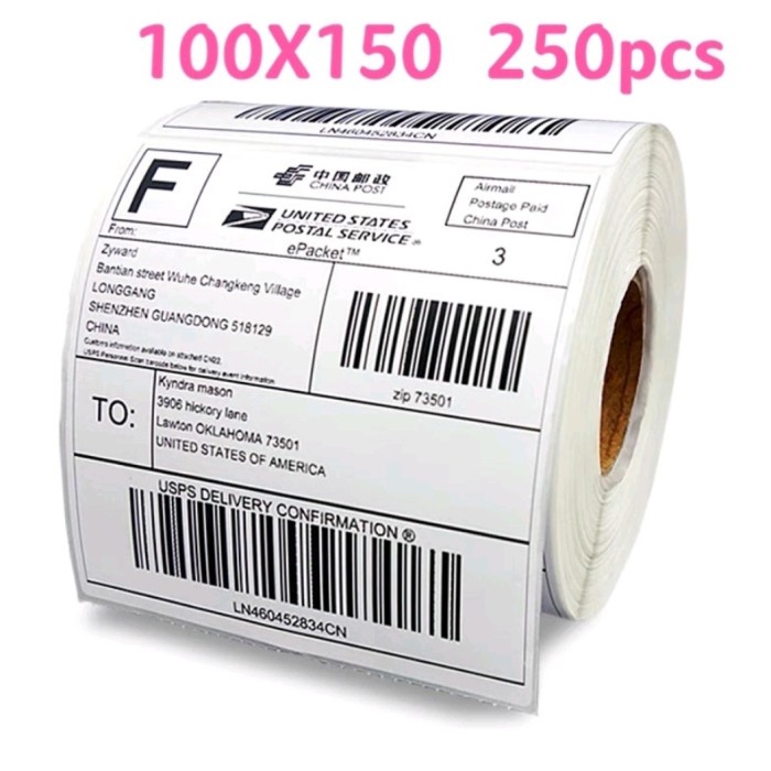 

Label Stiker Thermal 100x150