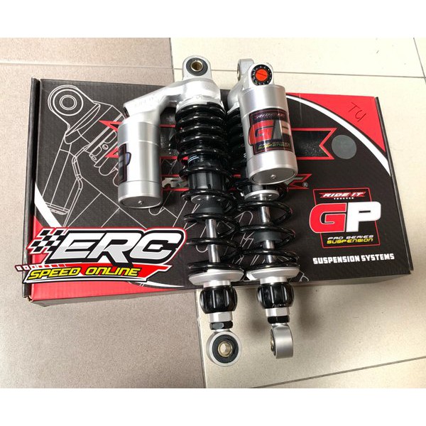 SHOCK RIDE IT GP 299 320 MM HITAM TIGER - MEGAPRO - RX KING RACING ORIGINAL ORI