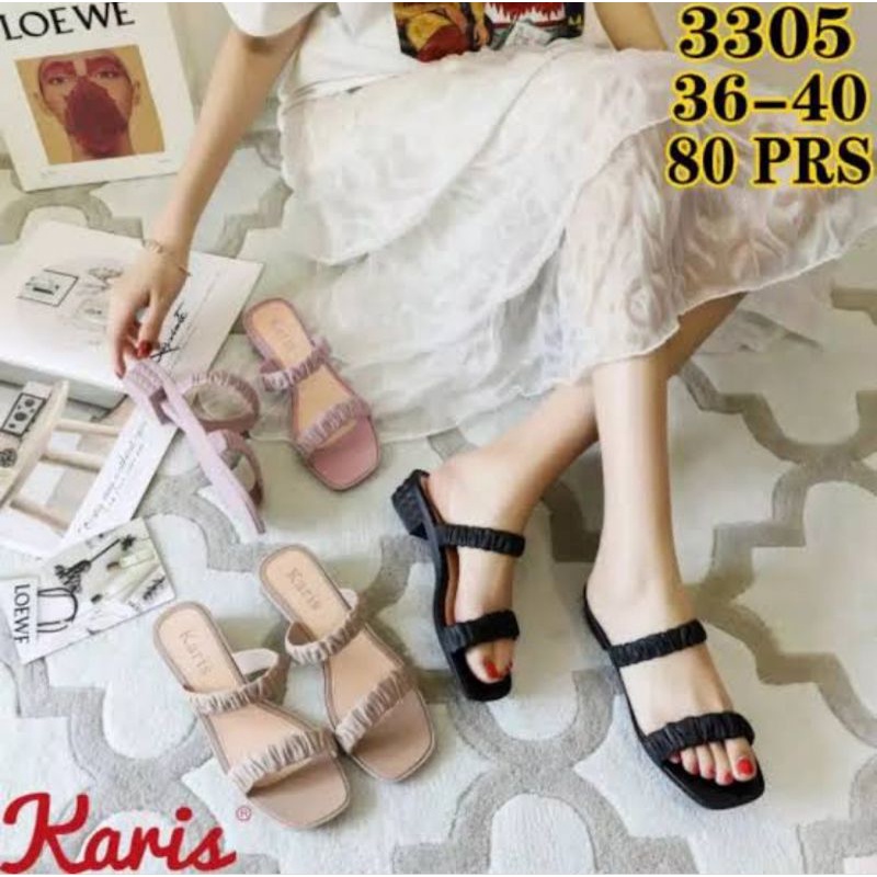 NEW 3305-1 janice/Sandal Jelly Kerut Sofia 2 Ban