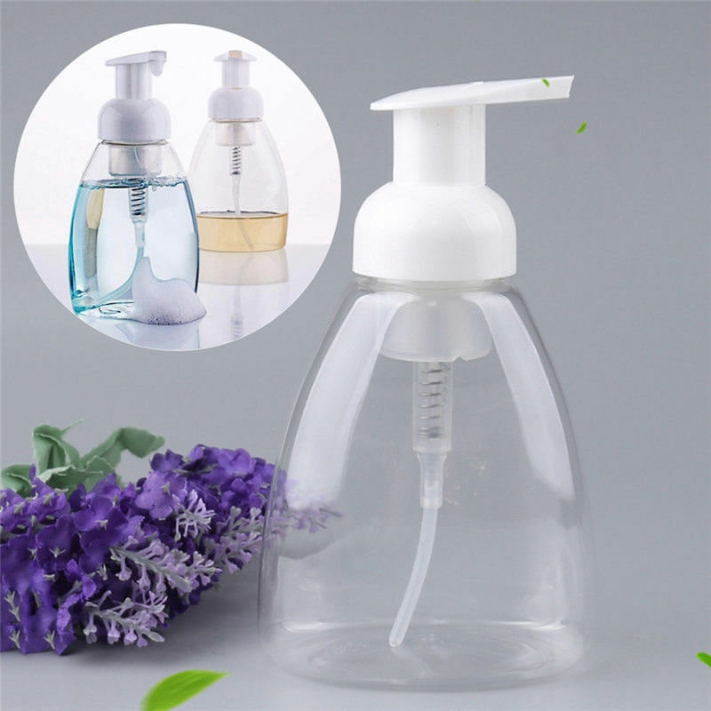 Wholesale 300ml Clear Foam Pump Bottle / Bathroom Soap Foaming Bottles / Household Blister bottle / Shampoo Lotion Holder