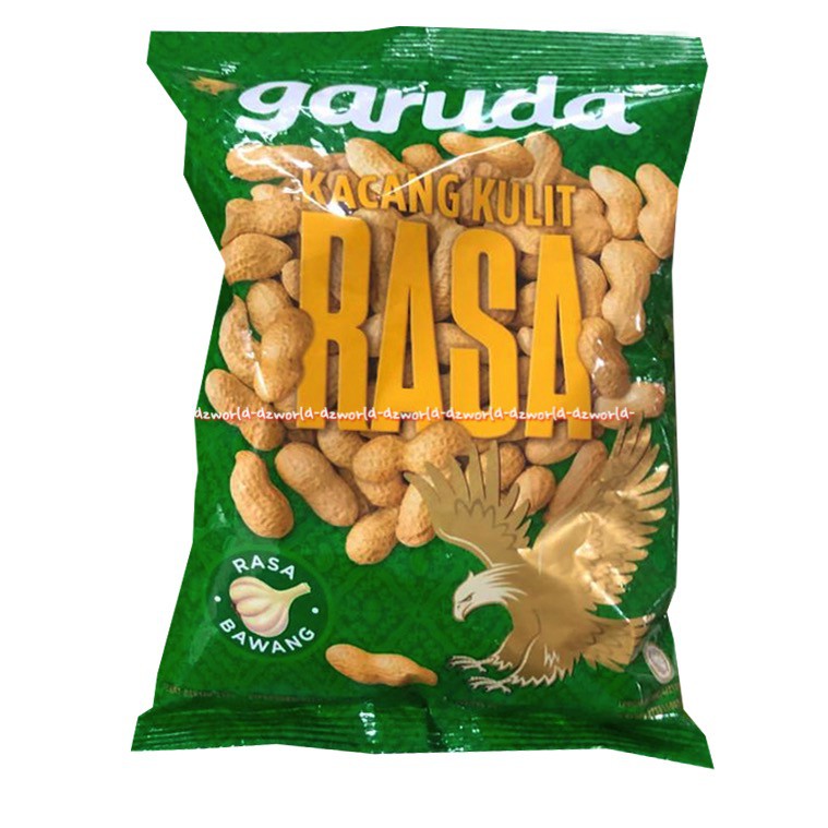 Garuda Kacang Kulit Rasa Bawang 180gr Roasted Peanuts Cemilan Kacang Garing