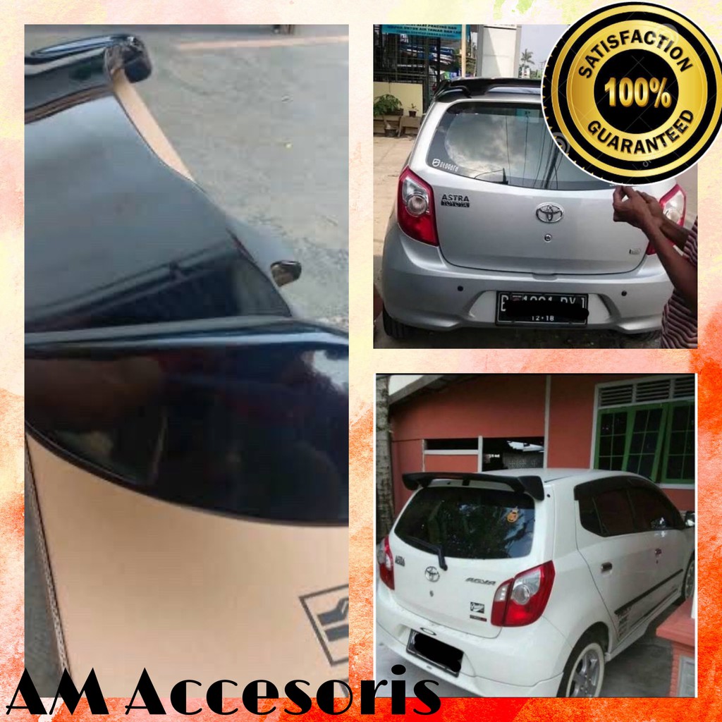 Spoiler Racing Custom Model Mugen Untuk Agya dan Ayla Murah dan Berkualitas