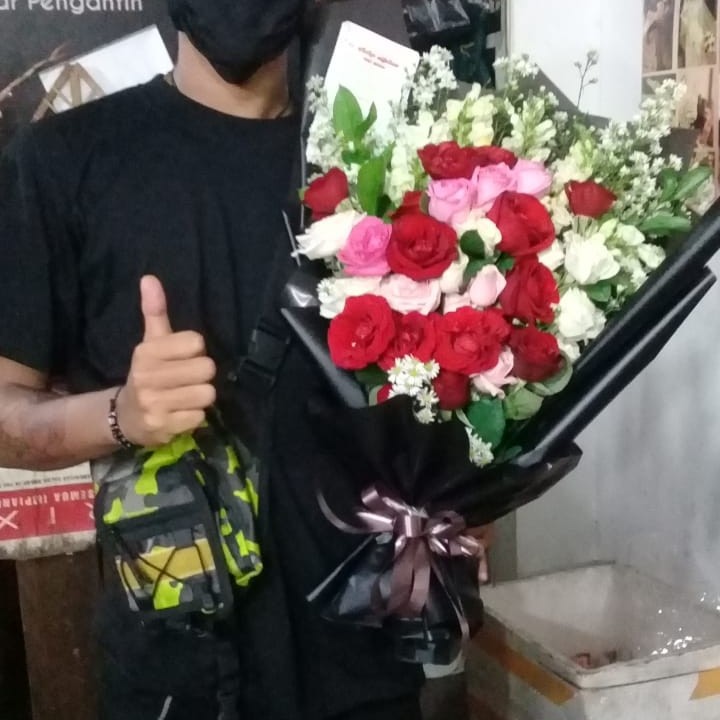 HAND BUKET BUNGA ASLI SUPER BESAR