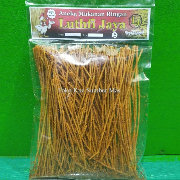 MIE LIDI MAKARONI / mie lidi pedas / mie lidi asin / berat 100 gr