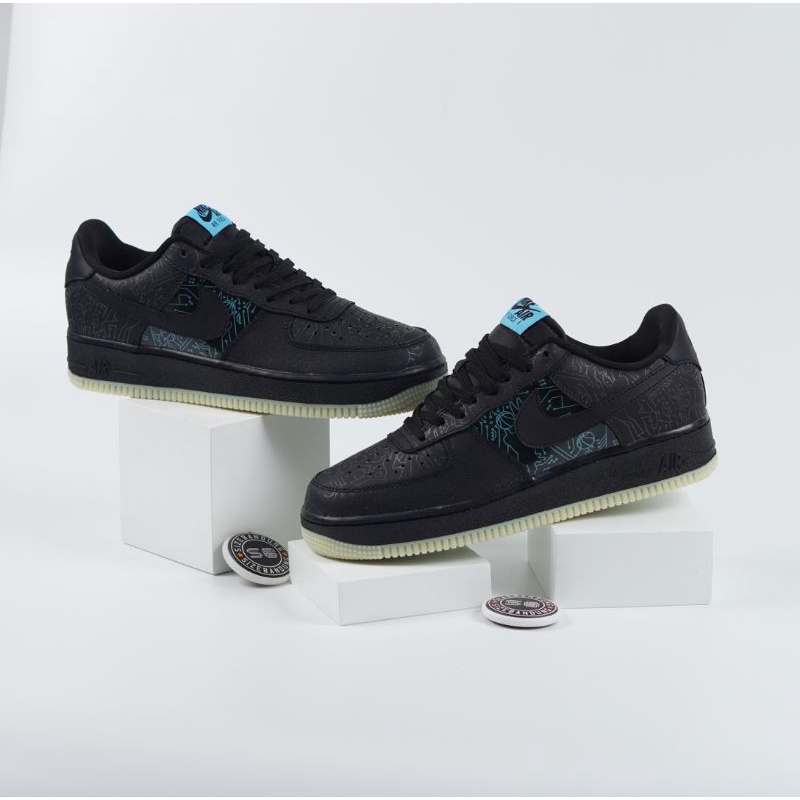 Sepatu Nike Air Force 1 Computer chip Space jam