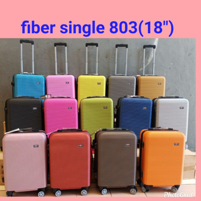Koper fiber polo happy size 18in/travelbag koper fiber polo happy size18in - koper size 18in(sedang)