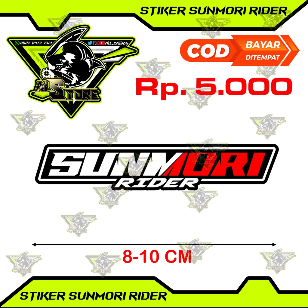 Stiker Sunmori Rider