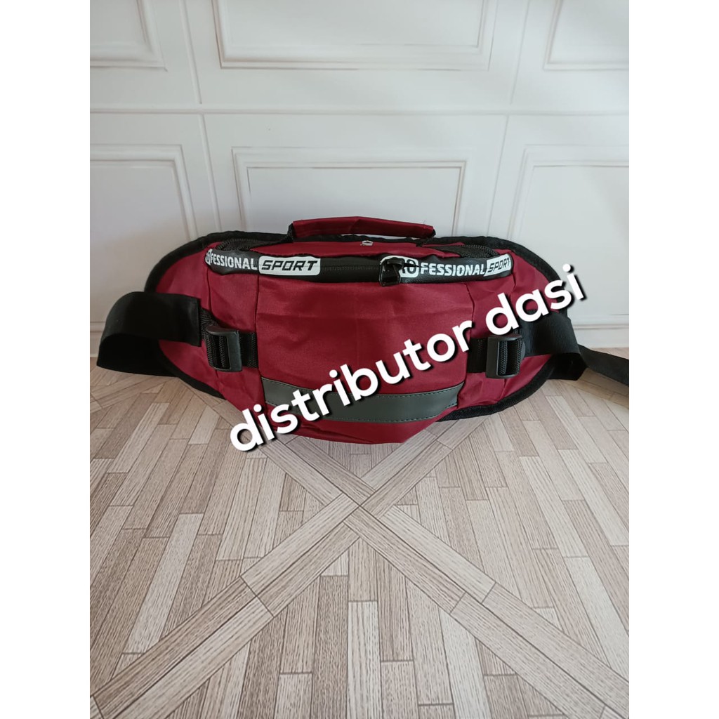 Tas Waist Bag Pria / Wanita Selempang Distro Oval ojol pinggang  profesional premium ready stok