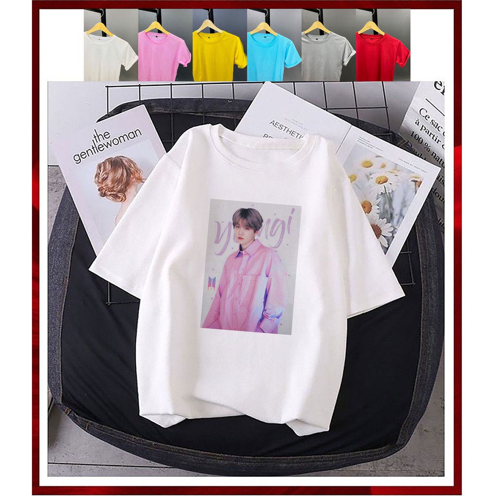 KAOS BTS SUGA KAOS WANITA KAOS OVERSIZE WANITA KAOS PANJANG WANITA BAJU BTS OFFICIAL
