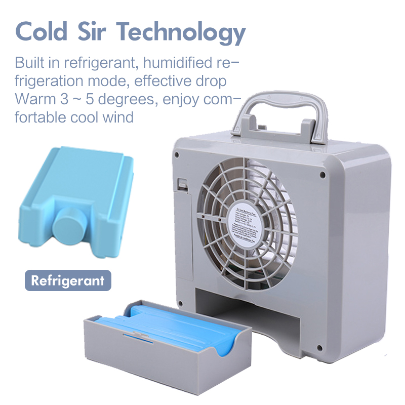 USB AC Mini AC Portable USB Cooling Mini Portable Ice Crystal Refrigeration