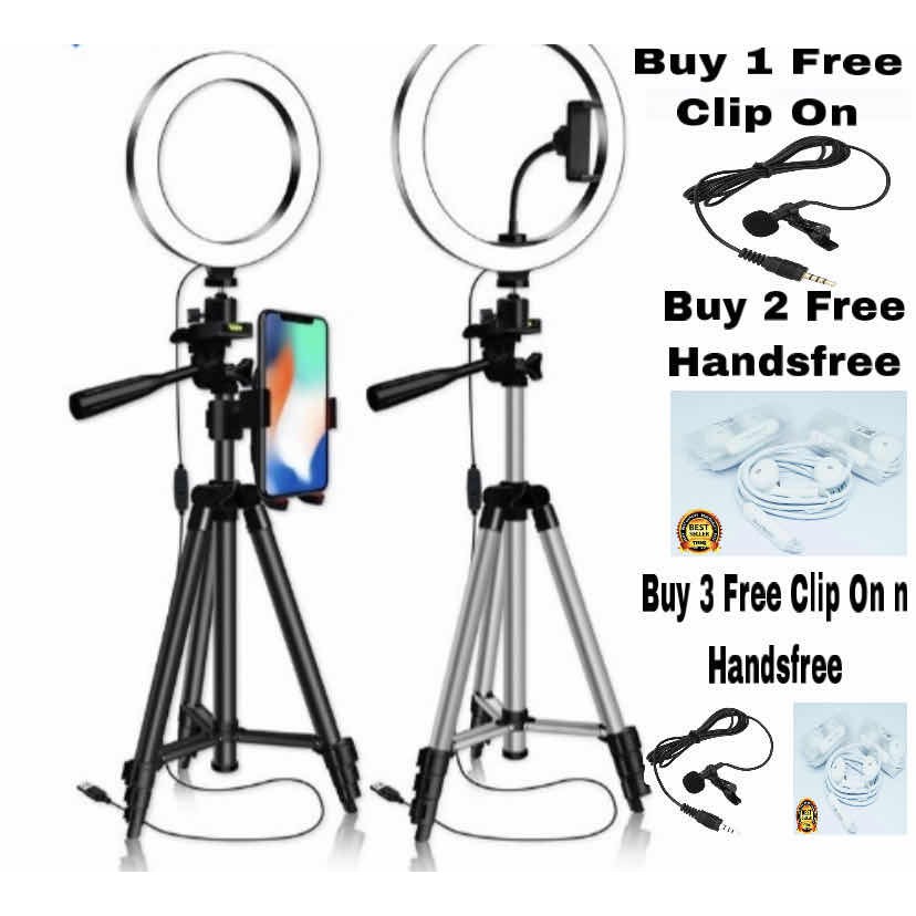 Tripod+Ringlight 26 CM /Tripod 3110/3120 Free Clip On