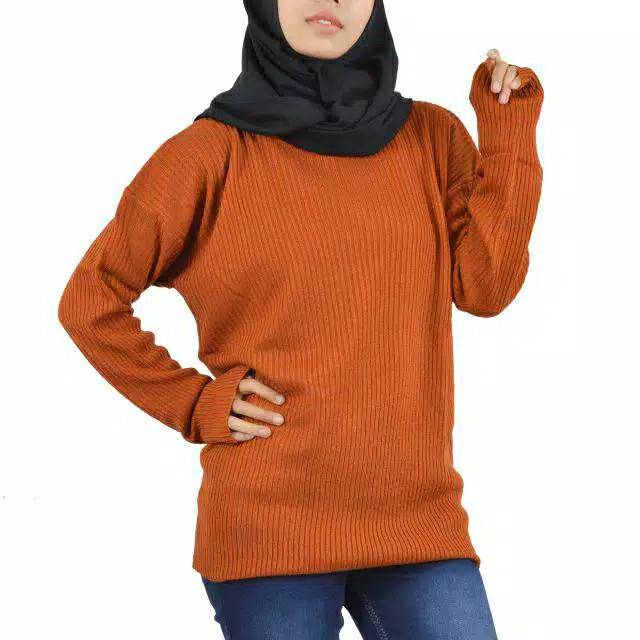 SWEATER RAJUT BOXY ABG PREMIUM ATASAN WANITA