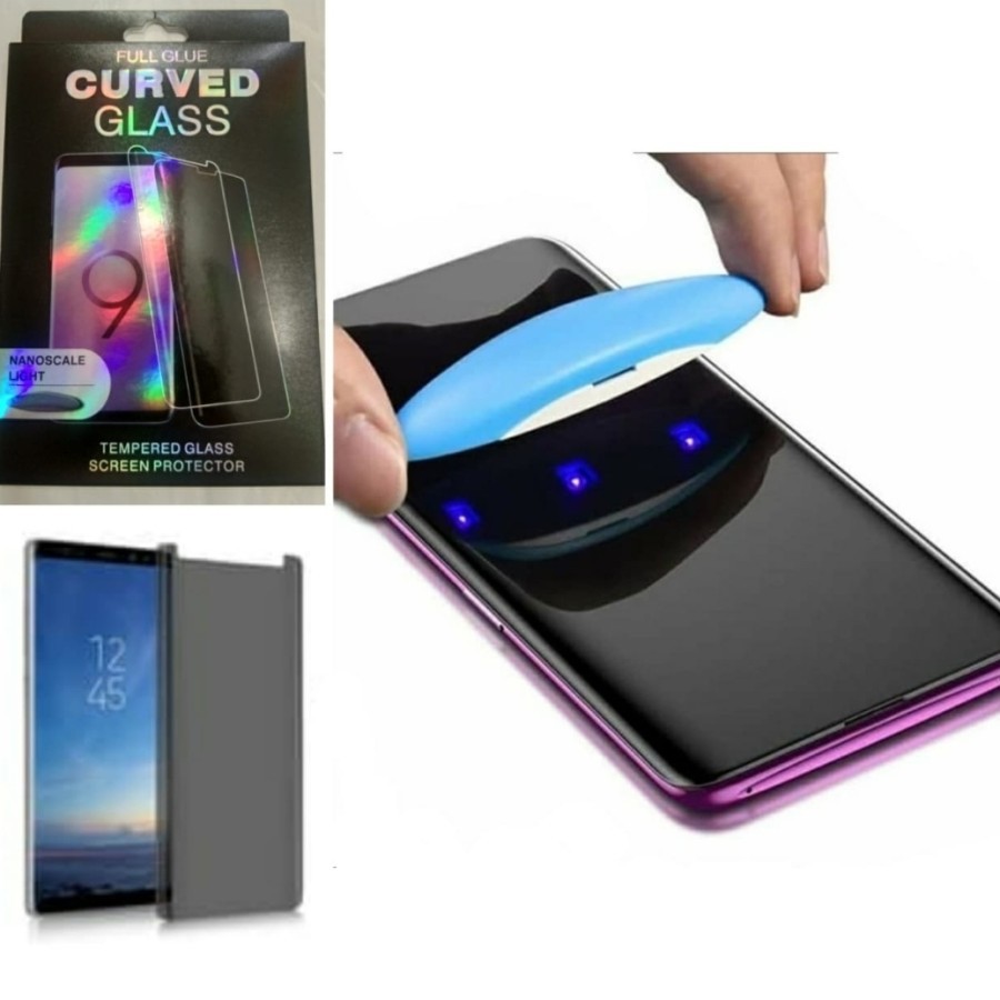 Oppo Reno 4 Pro Tempered Glass UV Spy Privacy Full Lem