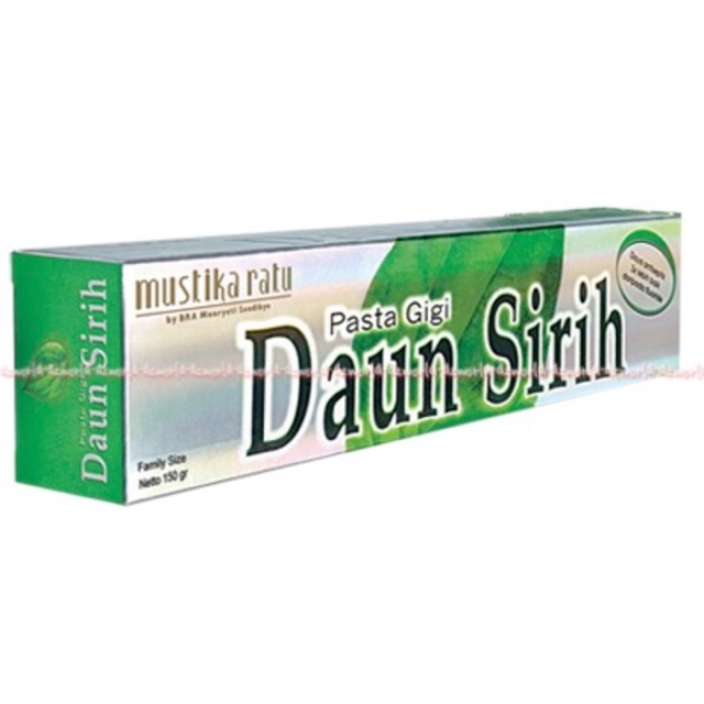 Daun Sirih Mustika Ratu 150gr Pasta Gigi Daun Sirih Odol Toothpaste With Piper Betle Leaf Extract Tooth Paste Daun Sereh Daunsirih Halal MUI 150 Gram