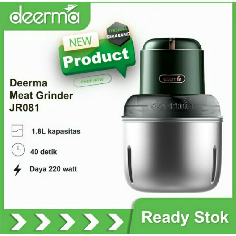 Deerma JR081 Wireless Matryoshka Meat Grinder Stainless Steel  Food Blender